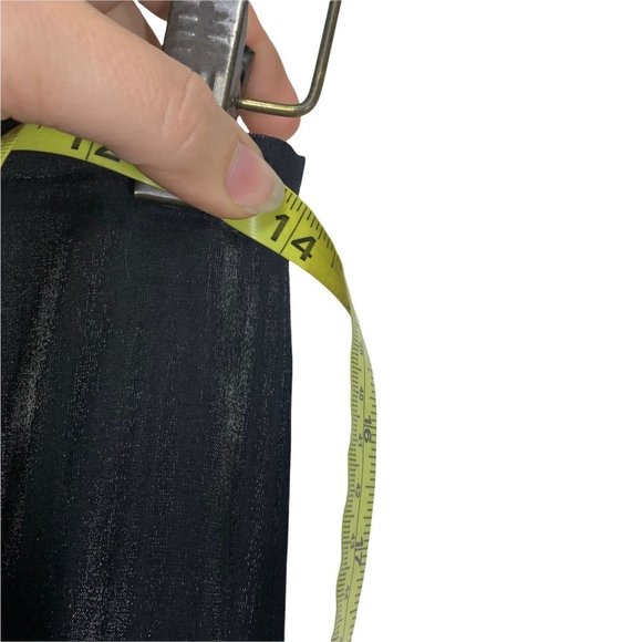 Vintage 90s Heart Moon Star Shimmer Iridescent Formal Skirt Medium - Picture 7 of 8